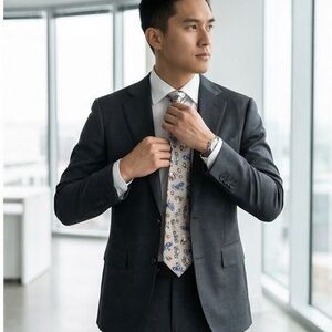 Vintage Peanuts Snoopy Neck Tie Adult Multicolor Mens Handmade 100% Silk